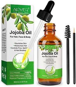 Uocasi Organic Jojoba Oil, 100% Pure (2.02oz Large) | Natural Cold Pressed Unrefined Hexane Free Oil for Hair & Face | Carrier Oil for Gua Sha Massage,Suitable for Men Women