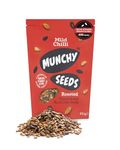 MUNCHY SEEDS Mild Chilli Sunflower, Pumpkin, Protein Snack, Seed Mix for Eating, Plant-Based Source of Protein, Fibre & Vitamin E, Mildly Spicy Flavour, Vegan Snacks for Kids & Adults - 450g