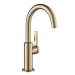 Kraus KPF-2822SFACB Oletto Single Handle Kitchen Bar Faucet, 12 Inch, Antique Champagne Bronze