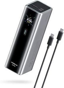 CUKTECH 15 Ultra Power Bank 20000mAh 165W Fast Charging 3-Port USB C Portable Charger Fast-Self-Charging TFT Digital Display Battery Pack Compatible with MacBook Pro/Air/iPad/iPhone 16/Samsung/Dell