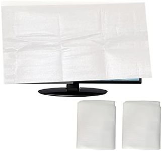 2 Pack Foam Flat Screen TV Cover Fits Up to 36"H x 65"W Flat Screen TV (Fits TV Screens up to 65"),TV Protection During Storage,Move, or Home Renovation