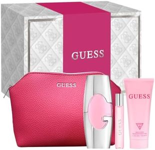 Guess 2.5oz EDP Spray, 0.5oz EDP Spray, 3.4oz Body Lotion, Pouch Women 4 Pc Gift Set