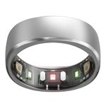 RingConn Smart Ring, No App Subscription, Size First with Sizing Kit, 7-Day Battery Life Activity & Sleep Tracker/Stress/Heart Rate Monitor, Waterproof Compatible with iOS & Android(Silver, Size 8)