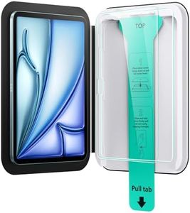 ESR 2 Pack Screen Protector for iPad Air 11 Inch M4/M3/M2 2026/2025/2024 (8th/7th/6th Gen), 9H Tempered Glass Film with UltraFit Tray, Apple Pencil Support, Scratch Resistant, HD Clarity, Bubble Free