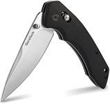 DURATECH Folding Pocket Knife, EDC Pocket Knife with Stainless Steel Blade, G10 Handle Folding Knives, Drop Point Blade, Carry Pocketclip