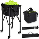 TOBWOLF Foldable Tennis Ball Cart, 