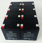 SPS 12v 5Ah APC Smart-UPS 2200VA USB & SER (SUA2200RM2U) UPS Replacement Battery Brand (8 Pack)