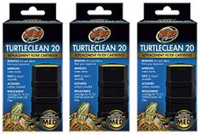 Zoo Med 3 Pack of TurtleClean 20 Replacement Filter Cartridges, Medium, for TC-23