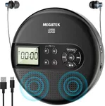 MEGATEK Portable CD Player with Dua