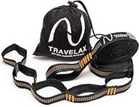 Travelax Hammock Straps Extra Strong up to 500 KG Per Fastening Strap Belt Fastener Set for Hammocks with a total 44 Loops