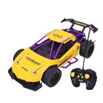 WizToy Remote Control Drift Car (3 Month Warranty) with All Metal Body & USB Charging Battery for Kids | High Speed RC Car for Kids, Boys and Girls of 3-10 Years of Age (Yellow)