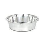 Andiker Stainless Steel Dog Bowl, Durable Non-slip Pet Feeding Bowl with Silicone Base, Pets Feeder and Water Bowl for Small, Medium and Large Dog & Cat (L)