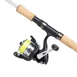 Abu Garcia Cardinal STX Spinning Combo, Fishing Rod and Reel Combo, Spinning Combos, Spin and Lure Fishing Setup Predator Fishing,Pike/Perch/Zander, Unisex, Black/Silver, 2.44m | 10-45g