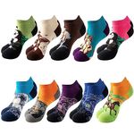 Socks for Men and Women Dress Cool Colorful Novelty Funny Ankle Socks 10 Pack