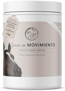 Annimally Polvo para articulaciones de Caballos 850g con Garra del Diablo, MSM Caballos (azufre), glucosamina Caballo, Acido hialurónico, condroitina - Complemento alimenticio Caballos