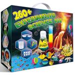 YOPINSAND 260 Experiments Science Kits for Kids, STEM Kit Magic Chemistry Physics Set, Boys Girls Toys Gifts Ideas Birthday Christmas, Volcano Gemstone Dig Earth Science Projects