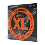 D'Addario ECG23 Chromes Flat Wound Electric Guitar Strings - Extra Light 10-48