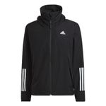 adidas Men's BSC 3-Stripes Rain.RDY Jacket, Black, Medium