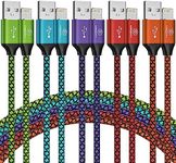 iPhone Charger 5 Pack 10 ft USB Lig