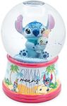 Disney Lilo & Stitch Ohana Light-Up Snow Globe with Swirling Glitter Display Decoration | Home Decor for Kids Room Essentials | Precious Keepsake, Cute Novelty Gifts and Collectibles | 6 Inches Tall