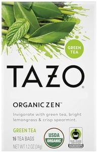 TAZO Organic Zen Green Tea, 16 Total Tea Bags