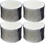 4-Pack HWF62 Humidifier Replacement Filter Fit for Holmes - Letter A, Filters Compatible with Holmes, Sunbeam and Bionaire Cool Mist Humidifiers