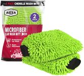 AIDEA Car Wash Mitt Microfiber, 2PK