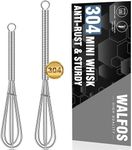 Walfos Mini Whisks Stainless Steel,