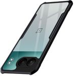 TheGiftKart Shockproof Crystal Clear Back Cover Case for OnePlus Nord 4 5G | 360 Degree Protection | Protective Design | Transparent Back Cover Case for OnePlus Nord 4 5G (PC & TPU, Black Bumper)