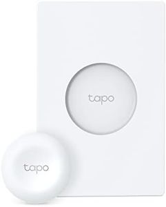 TP-Link Tapo Smart Remote Dimmer Switch, Wireless, Smart Home Security System, Customised Actions, Multiple Control, Flexible Mounting, Long Battery Life, Hub Required (Tapo S200D)