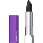 Maybelline Color Sensational The Loaded Bolds Lipstick, Matte Finish, 0.15 Ounce - Pitch Black