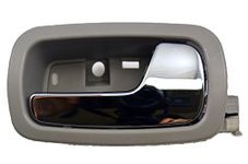 PT Auto Warehouse GM-2007MG-FR - Inside Interior Inner Door Handle, Gray Housing with Chrome Lever - Passenger Side Front by PT Auto Warehouse