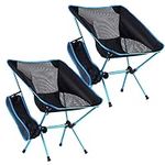 Camping Chairs, 2 Pack Portable Cam