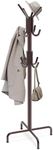 Simple Houseware Standing Coat and Hat Hanger Organizer Rack, Bronze