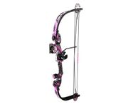 Barnett Tomcat Youth Compound Bow, Right-Handed Bow for Young Archers 8+, 17-22lb Draw Weight, 18-22in Draw Length, with 3 Pin Fiber Optic Sight, 2 Arrows, Attached Quiver - Purple