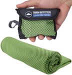 Tough Outdoors Cooling Towels (38.5"x12") - Cooling Towels for Neck & Face, Cooling Neck Wraps - Ice Towel & Sweat Rag for Camping, Gym, Yoga & Sports