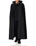 Rubies Costume Full Length Fabric Cape, Black, One Size Costume