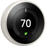 Google T3030EX Nest Learning Thermostat 3rd Generation, White - Smart Thermostat - A Brighter Way To Save Energy, 84.0 cm*84.0 cm*32.0 cm