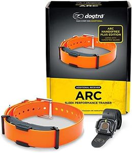 Dogtra ARC HANDSFREE Plus Additional Receiver Remote Dog Training E-Collar with HANDSFREE Square for Discreet and Precise Control Slim Ergonomic Rechargeable 3/4-Mile Range with US Warranty