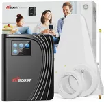 Cell Phone Booster, 4G LTE 5G Cell Phone Booster with LCD Touch Screen Cover 4,500 Sq Ft for Home Office All U.S. Carriers Verizon, AT&T, T-Mobile 65dB High Gain Support All Band | FCC Approved