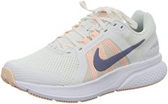Nike Women's Stroke Running Shoe, White/Pink, 9.5