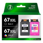 for HP 67 Ink Cartridges for HP 67XL 67 XL XXL for Envy 6000 6055 6055e 6052 6058 6075 Envy Pro 6400 6455 6455e 6452 6458 DeskJet 1255 2732 2752 2755 2755e 4140 4152 4155 4155e Printer