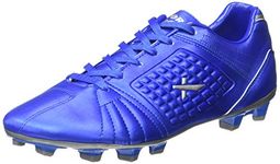 Vector X Velocity Football Shoes |Blue-Silver | Size - 5 | for Men and Adult | Solid Sole | Sports Shoe |