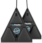 WAVESRX PWC Fender Bumper + Soft Loop Cleats | Safe and Convenient Jet Ski Docking | Patented TriFender Protects Jetski from Dock Rash & Scratches | Easy-to-Store Folding Design + Adjustable Bungee