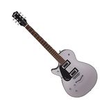Gretsch G5230LH Electromatic Jet FT Single-Cut V-Stoptail Lefthand Airline Silver - Single Cut Electric Guitar