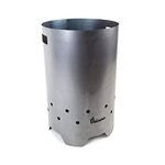 Volcann Garden Waste Incinerator Solid Construction, Metal Outdoor Landscape Wood Burning, Leaf, Paper Burner - Fire Bin, Rubbish Pit (600x400 mm)