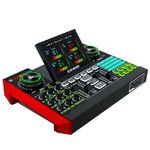 tenlamp G10 Audio Interface, Podcast Equipment, Live Sound Card for Streaming, 48V Phantom Power, Sound Board, Voice Changer, Audio Mixer with Sound Card for PC Recording Gaming Singing