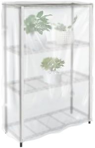 IndigoTempest9 Wire Rack Cover Shelf Cover,PVC Waterproof/Dustproof Storage Shelving Unit Cover, Fits Racks 36" W x 18" D x 72" H, Used to Cover Sundries,1 Pack (Translucent Frosted)