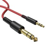 OneOdio 6.3mm 1/4 to 3.5mm 1/8inch 9.8ft Cable, Stereo Dual-Duty Cable for Cord for iPhone, iPod, Computer Sound Cards, CD Players, Multimedia Speakers and Home Stereo Systems