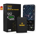 Ajjas GO (with 4G SIM) - Wireless GPS Tracker for Car, Family Vehicles, Scooty or Anything | Premium Mobile App | Voice Monitoring | 10,000 mAh Battery | 1 Year Android + iOS Software |